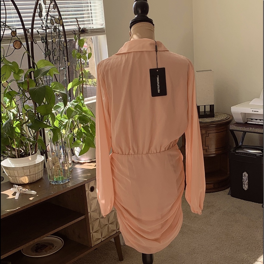 Chiffon fabric dresses Size 10 NWT - Picture 7 of 11